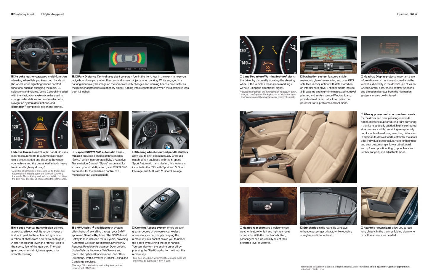 2010 BMW 5-Series Brochure Page 16